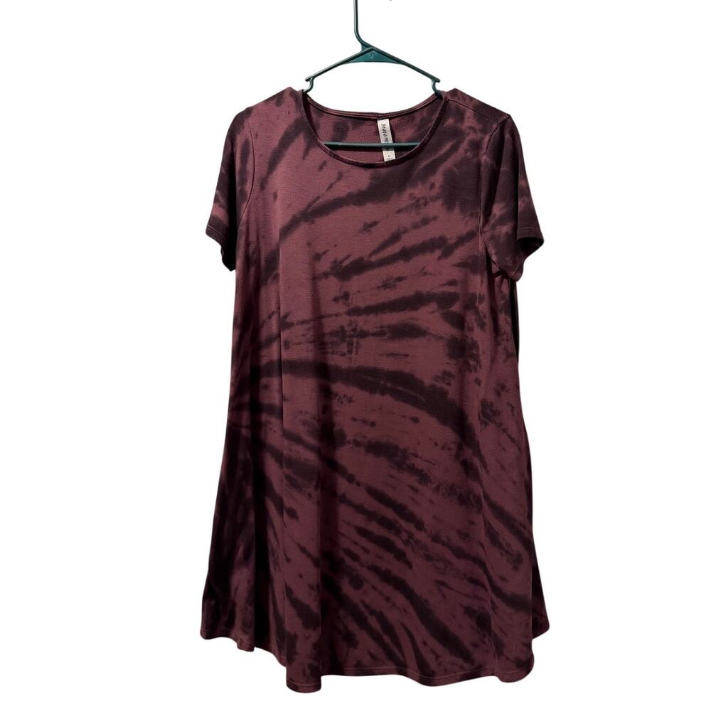 Zenana Premium purple tie dye dress has pockets and pilling